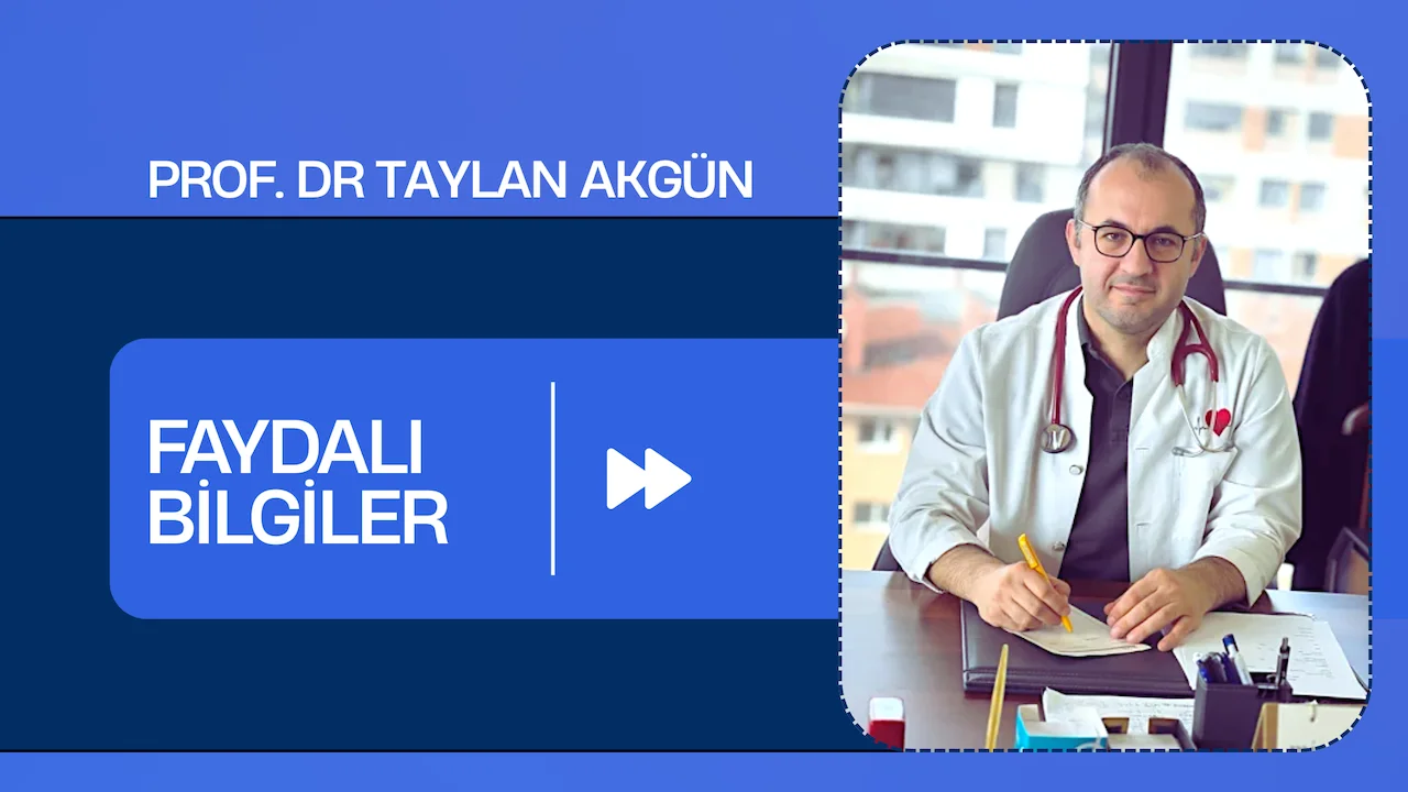 Prof. Dr. Taylan Akgün Faydalı Bilgiler